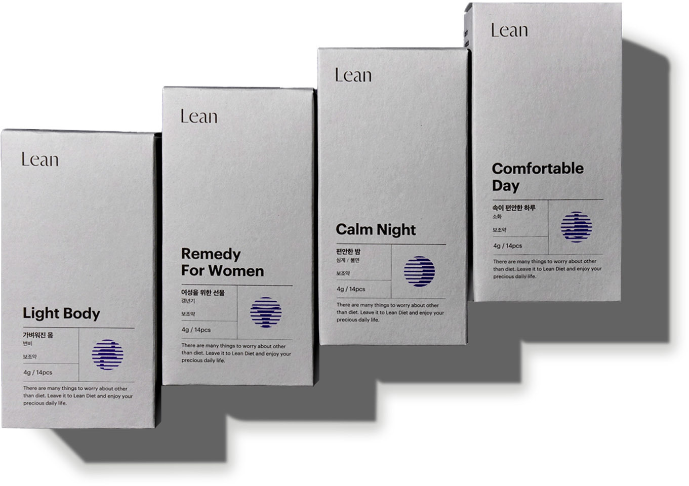 건강보조환 Light Body, Remedy For Women, Calm Night, Comfortable Day 제품
