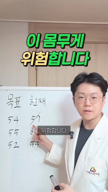 목표 체중을 정할 때 생각할 것 영상 표지